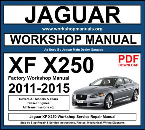 Jaguar XF manual pdf